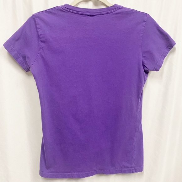 Purple Crown Royal Crew Neck Tee Shirt - Picture 4 of 4